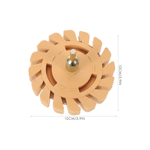 Roue gomme caoutchouc pour perceuse anti trace de colle auto