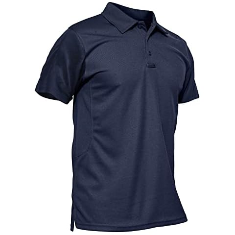 MAGCOMSEN Navy Blue Polo Shirt Cover