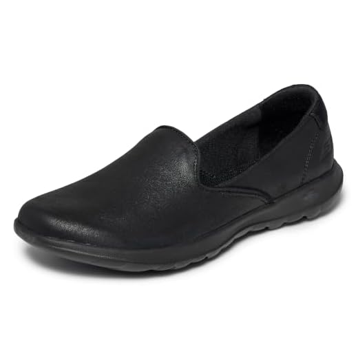Skechers Performance Women's GO Walk Lite-Queenly Loafer,black,8.5 M US
