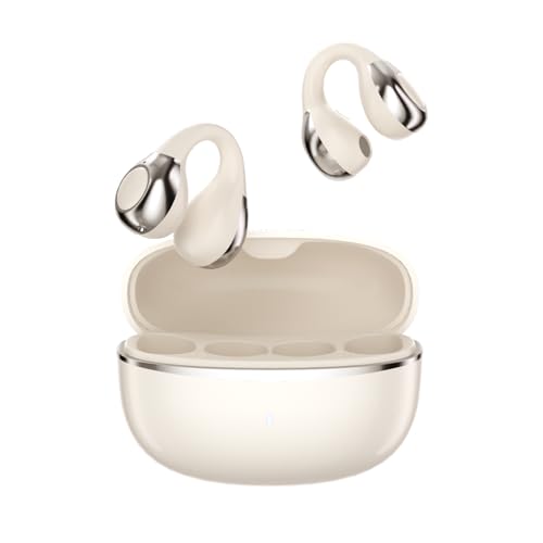 TANALAZ Auriculares Abiertos I5, Auriculares Inalámbricos Bluetooth 6.0 con Clip, Cancelación de Ruido ENC, Resistencia al Agua IPX5, 36H de Autonomía, Ajuste Seguro para Deporte/Running/Gimnasio