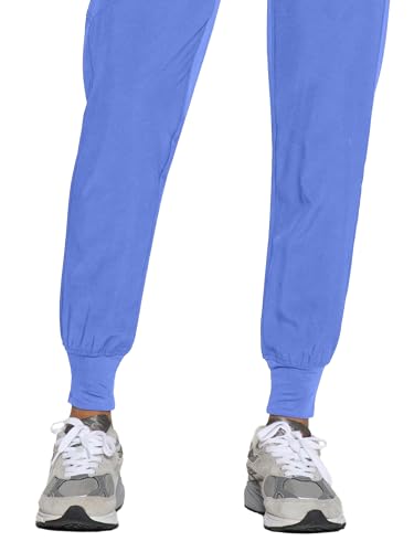 Image of COZYFIT Womens Scrub Pants - Soft Stretch Yoga Style with 5 Pockets, Slim Fit Jogger Scrubs Pants for Women