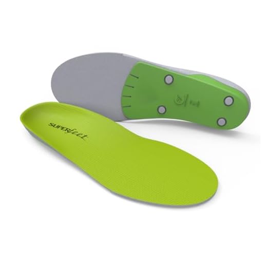 Superfeet Unisex-Adult wideGREEN High Arch Support Orthotic Inserts Feet Extra Shoes Insole, Wide Green, 7.5 - 9 M/8.5 - 10 W