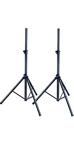 2 Stand regolabili in acciaio resistente con terminale da 35mm by MusicalStore2005