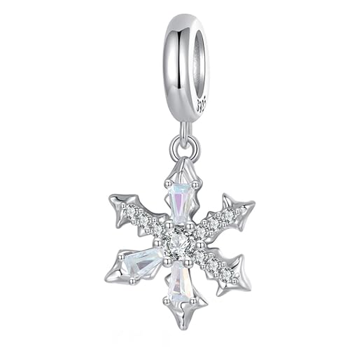Breloques de Noël en argent sterling 925 pour bracelet de créateur