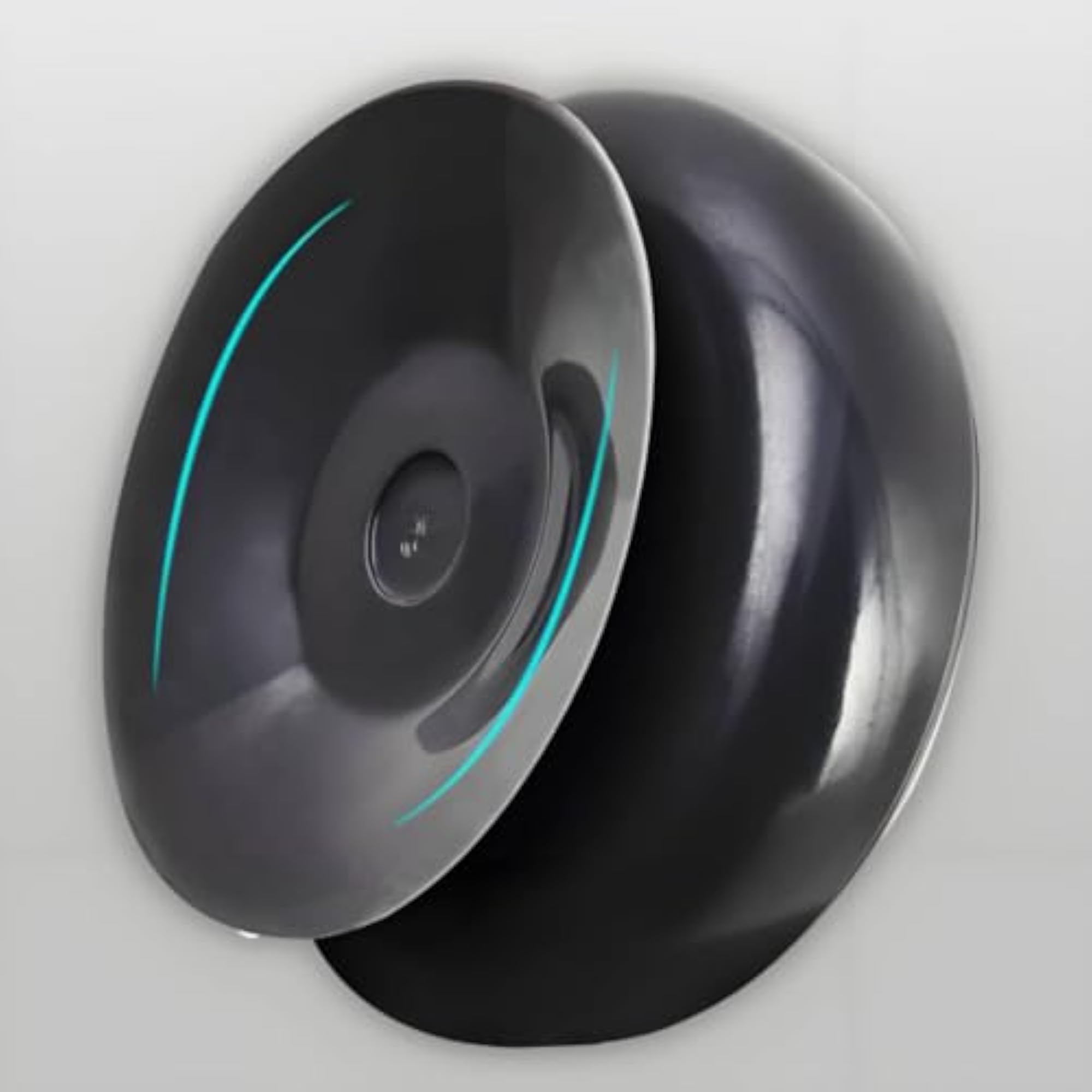 Dark Grey Waterproof Suction Cup Clock for Bathroom