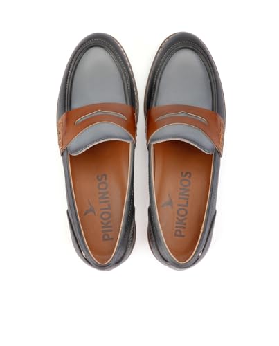 Image of PIKOLINOS Aldaya W8J-3541 Women's Loafers - Premium Calfskin Leather Slip-On - Lightweight Comfort, Removable Insole, Medium & Wide Width Ergonomic Everyday Support