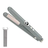 Glorlummi コードレスヘアアイロン 2WAY カール&ストレートス 150℃～200℃ 11段階温度調整 30分自動電源OFF TYPE-C充電式 男女兼用 ミニ 小型 軽量 持ち運び ヘアアイロン グレー