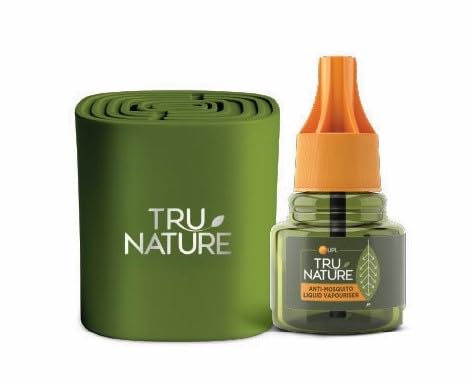 Tru Nature Herbal Mosquito Repellent Machine + Liquid Refill (45 ML) | Universal Fit | Paediatrician Certified | Refill - Effective for 45 Nights | Plant Based | Chemical Free 2