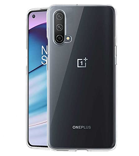 Image of Soft Flexible Silicone Back Cover Compatible with OnePlus Nord CE 5G, Transparent Case
