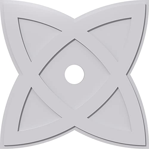 Ekena Millwork CMP38CM-05000 Cosmo Architectural Grade PVC Contemporary Urethane Ceiling Medallions 38"OD x 5"ID x 14 1/4"C x 1"P