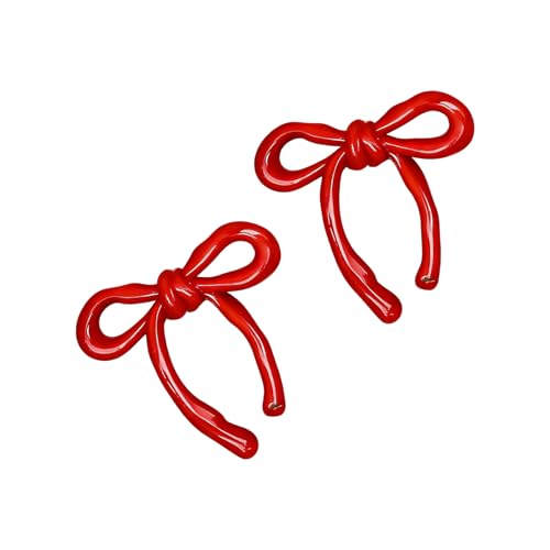 Stylish Bowknot Ear Studs Ornament Earrings Jewelry Fashionable Ear Accessory Lovely Jewelry for Daily Wear Elegant Ballet Inspi