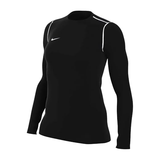 Nike W NK DF Park20 Crew Top R Haut à Manches Longues, Noir/Blanc, m Femme