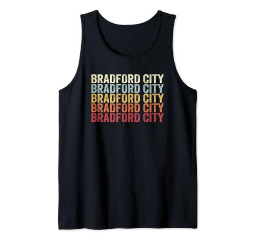 Bradford City Pennsylvania Bradford City PA Retro Vintage Tank Top