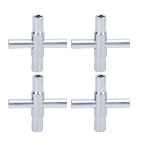 Clé à eau sillcock 4 voies acier galvanisé compact robinet extérieur durable