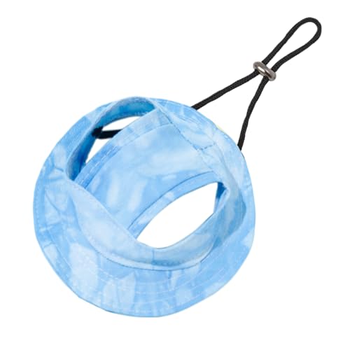 Chapéu para gatinho - boné de beisebol protetor solar para gatos com furos para orelhas | viseira respirável de proteção solar para aniversários disfarces exteriores Camping praia parque jardim