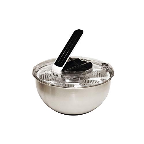 BAUMALU, Essoreuse à salade à piston 28 x 17,5 cm, design pratique, efficacité maximale, grande capacité, facile à utiliser, taille 28 x 17,5 cm, couleur...