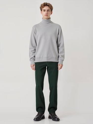 Men's Corduroy Pants Classic Fit Winter Casual High Waist Corduroy Dress Pants3