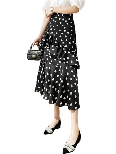【日本入手困難】Long polka-dot crepe de chine skirt 31kIdJm1aJL.jpg