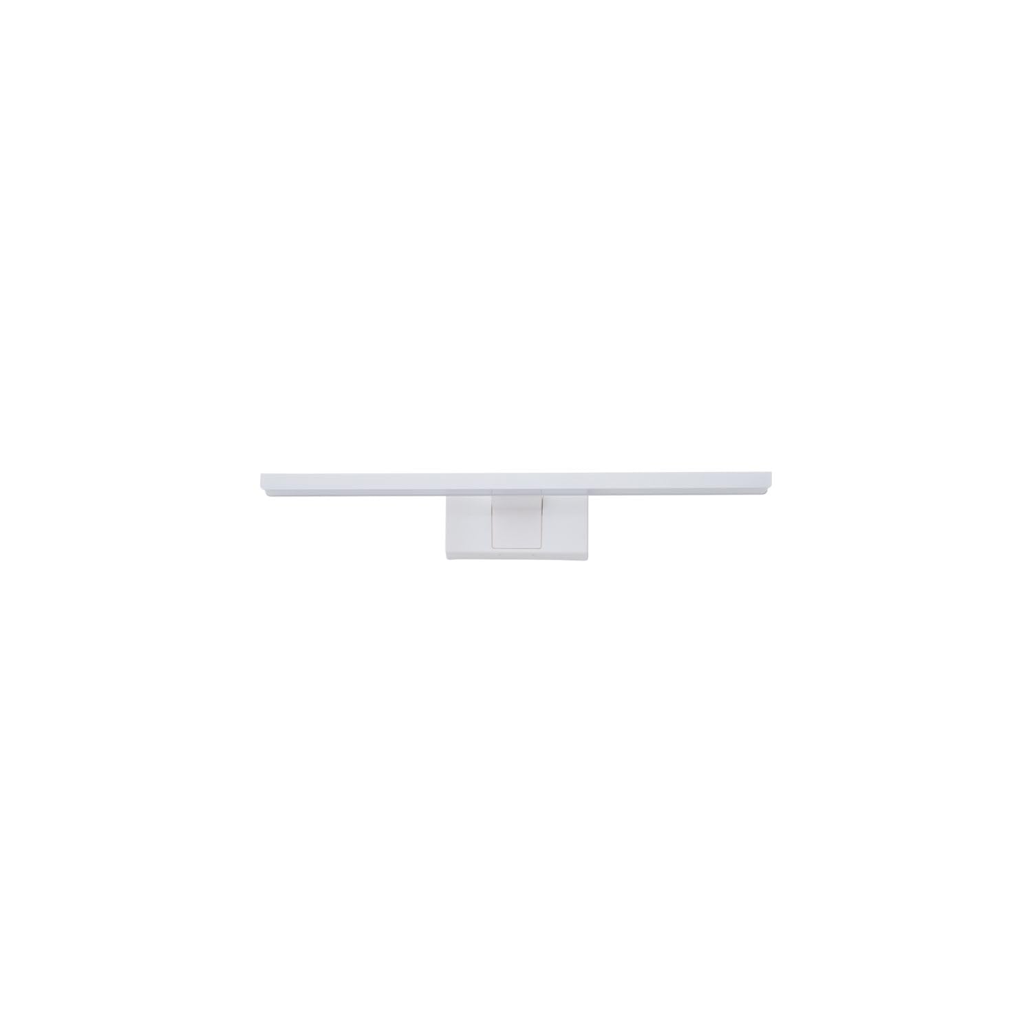 Licht-Erlebnisse LED Wandlampe Bad IP44 Weiß B: 40 cm länglich 4000 K 650 lm neutralweiß schmal Modern Aluminium Spiegelleuchte Badleuchte Wand