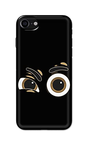 Image of PRINTFIDAA Funky Expression of Cartoon Eyes Printed Designer Hard Back Case Cover for Apple iPhone 7 (4.7 inch) / iPhone 8 (4.7 inch) / iPhone SE 2020, A1778, A1660 -(RP) MVN1004