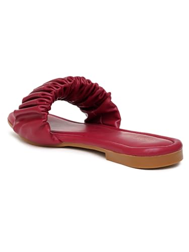 Image of Women's Radiant Flat Sandals Lightweight & Flexible Comfortable Design Anti-Skid Sole Versatile Style For Girls /Ladies