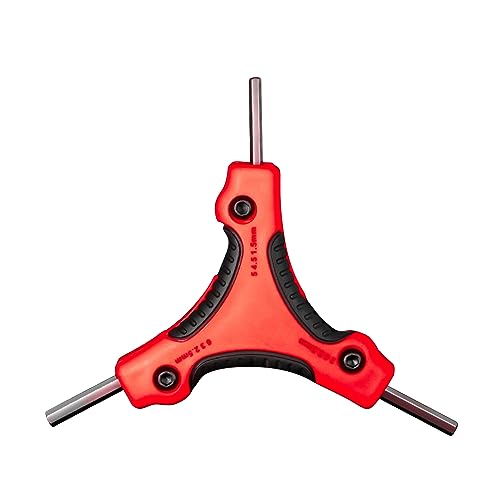 Shurhome 9 In 1 Trigeminal Allen Wrench Mountain Road Bike Trigeminal Key Set Hand Repair Tools 1.5/2/2.5/3/4/4.5/5/5.5/6