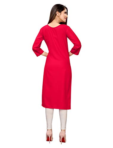 Image of 1 Stop Fashion Women's Crepe Straight Kurta