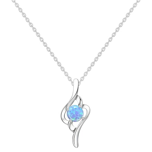 Collier opale blanche et argent pour sublimer votre tenue de mariage
