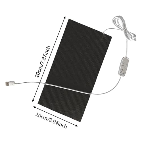 Almohadilla con control de temperatura USB para terrario 10x20cm miniatura 3