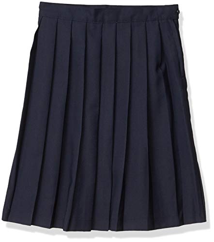 French Toast Women's Pleated Skirt, Navy, 7