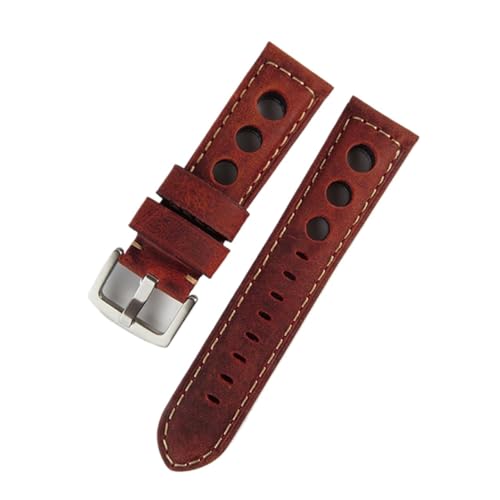 Bracelet montre en cuir retro 20mm 22mm 24mm pour montre-bracelet hommes et femmes
