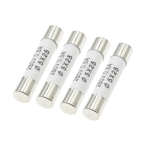 Fusibles électriques céramiques 5A anti surtension RO55 5x25mm action rapide