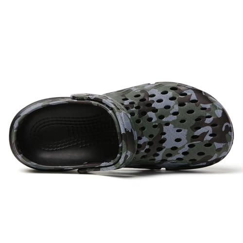 Image of SECHRITE Clogs for Men Garden Shoes Water Sandals Mens Mules and Clogs Shower Slippers Waterproof Summer Slides