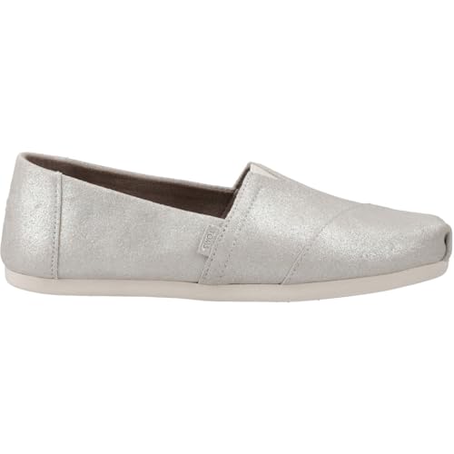 Image of TOMS - Womens Alpargata Espadrille, Color Cha Metallic Suede, Size: 9 B(M) US