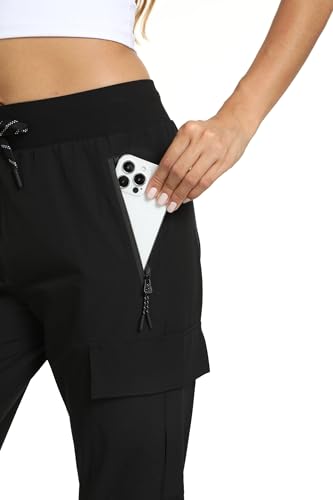 Womens Cargo Pants with Pockets-Lightweight Quick Dry Water Resistant Hiking Pants for Travel Casual Athletic and Outdoor4