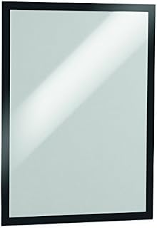 Durable 487301 Ramka informacyjna Duraframe (A3, samoprzylepna z magnetycznym zamknięciem) 2 sztuki, kolor czarny