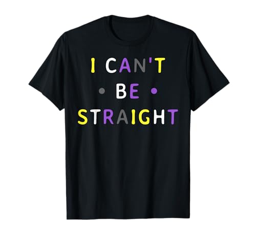 Nonbinary Pride Colores LGBTQ Enby Frase Divertida Orgullo Camiseta