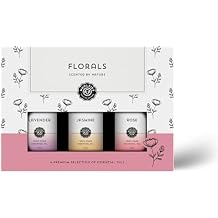 Floral Bliss Essential Oil Set | Pure, Natural & Undiluted Therapeutic Grade Essential Oils for Home, Office, Diffuser | 10 ML 3 Pack, Floral