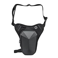 Krtopo Beintasche, Oberschenkeltasche, wasserdicht, EVA-Hartschale, Motorrad, Hüfttasche, verstellbare Hüfttasche für Männer und Frauen, taktische Reittasche mit 3D-Polsterung für Radfahren, Wandern