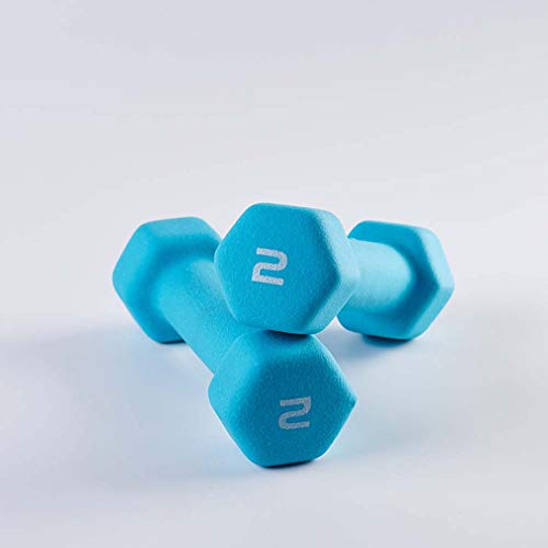 Mfnyp Dumbbells Weight Set, Cast Iron Hex Dumbbell for Child Women and Men