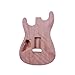YoungMonic Crafted Unfinished Mahogany Electric Guitar Body Perfect for Custom DIY Wood Project (Mahogany), S30T MN