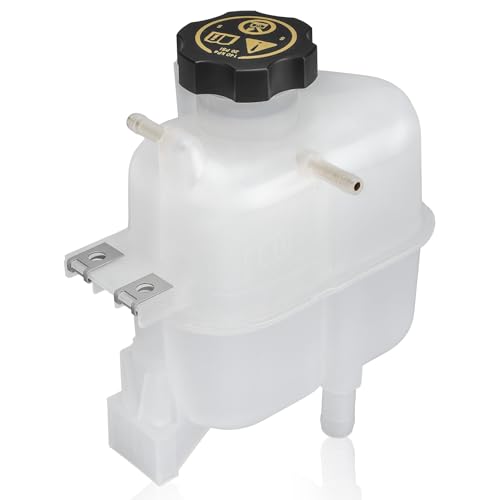 95352005 Front Engine Coolant Reservoir Radiator Expansion Tank with Cap for 2013 2014 2015 Chevy Spark Replaces# 42620261,13502354,3014153