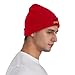 Eat Sleep Cut Meat Repeat Butcher-Funny Gifts Red Warm Beanie for Men Women Fleece Lined Beanie Warm Winter Caps Unisex Fashion Knit Cuffed Cap