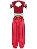 Zoom IMG-1 runqhui vestito da danza indiana