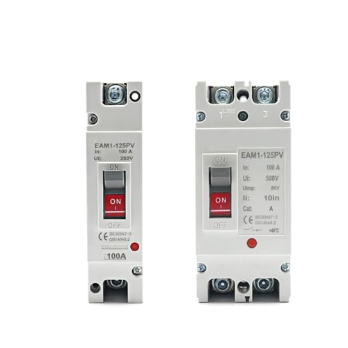 Disjoncteur photovoltaïque 200A interrupteur protection surcharge DC 250V 500V boîtier moulé