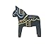 Essence of Europe Gifts Wood Blue Dala Horse 4"