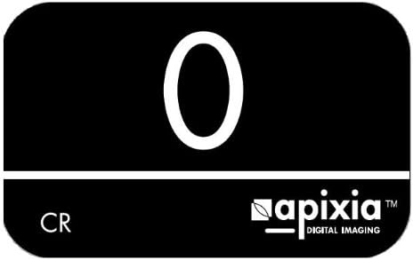 Apixia 10800 Phosphor Plates, 22 mm Height, 35 mm Length, 0.15 mm Thickness, Size 0 (Box of 4)