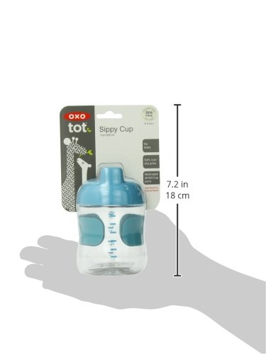 OXO Tot Sippy Cup with Leakproof Valve (7 oz.) Aqua