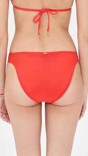 PQ Swim Women's Midnight Lace Fanned Bikini Bottoms - Moderate Rise, Fuller Coverage - Full3