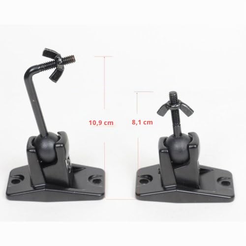 Soportes de pared para altavoces satélite compatibles con rosca 2